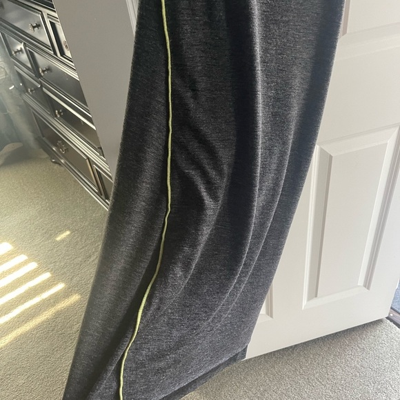 T BY ALEXANDER WANG Mohair Jersey Twist Drape Sleeveless Charcoal Acid Green Sm - Picture 7 of 9